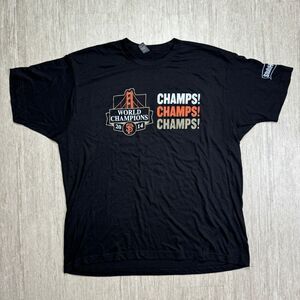 San Francisco Giants World Series Champions 2014 Shirt Womens 2X Black Short Slv